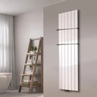 Szagato Badheizkörper BADHEIZKÖRPER Design Peking 3 180x47cm 1118 Watt weiß (2 Halter 15mm), 5 Jahre Garantie, Made in Germany