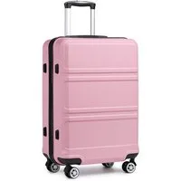KONO Hartschalen-Trolley mit TSA-Schloss - Reisekoffer und Rollkoffer in einem