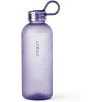 Vinsun Trinkflasche Trinkflasche 650ml, Kohlensäure geeignet, auslaufsicher, Tritan, BPA frei, bruchsicher, geruchs- und geschmacksneutral, auslaufsicher