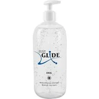 Just Glide Analgleitgel Anal - optimierter pH-Wert für anales Vergnügen, Pumpflasche mit 500ml, 1-tlg., Gleitgel für lustvollen Analverkehr
