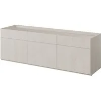 MIRJAN24 Kommode Teen Flex 3D TF-08 (3-Drehtüren), Ohne Griffe, 150x42x52 cm