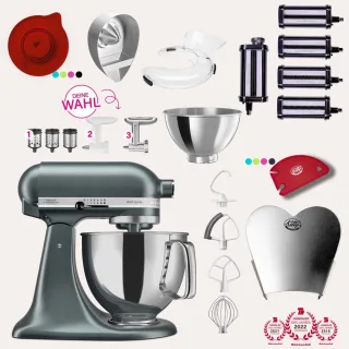 KitchenAid Artisan 4,8 Liter KSM175 Spar-Set Pasta Deluxe mit...