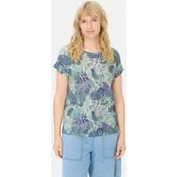 camel active T-Shirt mit Rundhalsausschnitt Kurzarm