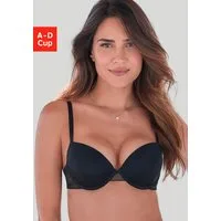 s.Oliver Push-up-BH Emilie mit Bügel & hübschem Spitzenrücken, sexy Dessous