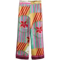 Next Stoffhose Satin-Hose mit weitem Bein (1-tlg)