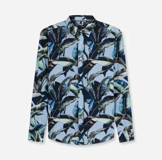 OLYMP - CASUAL D.1407 bleu - Gr. - XL