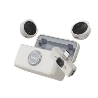Belkin Stage Dual kabelloses Mikrofon + Ladecase CTA003hqSA
