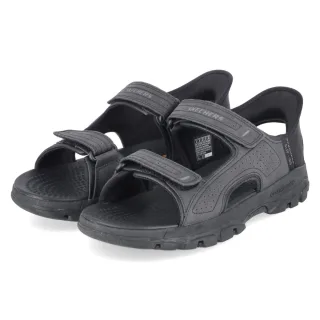 Skechers Slip-ins Sandalen REECE - Gr. 42 - Schwarz - Synthetik