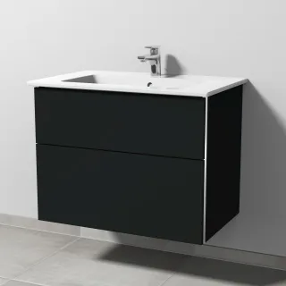 Sanipa 3way Keramik-Set Keramik-Waschtisch und Unterbau (BP323) BP3231V