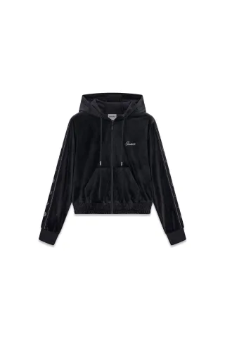 Guess Activewear - AMALIA FULL ZIP HOODIE SWEATSH Jet Black A996 - Gr. - M