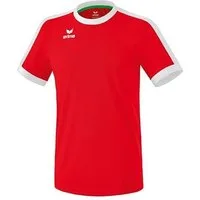 Erima T-Shirt Trikot Retro Star (100% Polyester) rot/weiss Herren