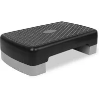 Fine Life Pro Stepper Fitness Step Platform – Höhenverstellbar 10,16–15,24 cm, Grau