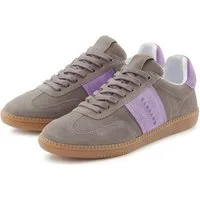 Elbsand Freizeitschuh, Schnürschuh, Turnschuh, Retro Sneaker, Lederschuh Sneaker Ledersneaker, Schnürhalbschuh aus Leder im modernen Retro Look Unisex