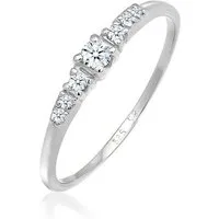 Elli DIAMONDS Verlobungsring Diamanten (0.14 ct) 585 Gold