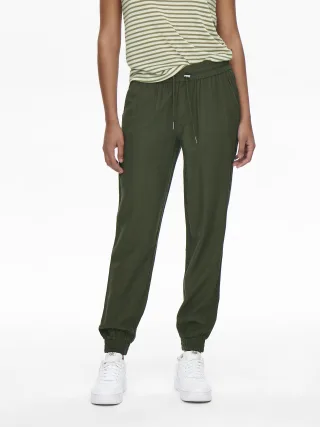 ONLY - ONLKELDA-EMERY MW PULL-UP PANTS PNT NOOS Grape Leaf - Gr. - 32