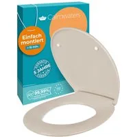 Calmwaters WC-Sitz Original, Premium, Made in EU, Absenkautomatik, bis 250 kg, Abnehmbar, 26LP6141
