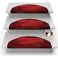 Floordirekt Stufenmatte Via Veneto, Erhältlich in vielen Farben & Größen, Treppenschutz, Halbrund, Höhe: 8,5 mm