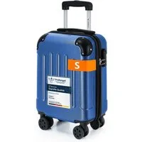 YONSLY Hartschalen-Trolley Hartschalen-Reisekoffer Trolley Rollkoffer in S/M/L/XL Größen, 4 Rollen, mit 360°-Lenkrollen, Zahlenschloss und mehrstufigem Teleskopgriff