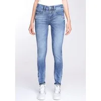 GANG Skinny-fit-Jeans 94MORA mit 3-Knopf-Verschluss und Passe vorne