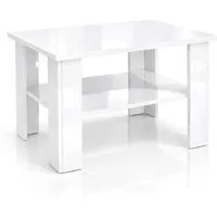 OTTO home Couchtisch CT 2 Wohnzimmertisch, Sofatisch, Beistelltisch, Kaffeetisch, Mit Ablage, quadratisch/rechteckig, weiß Hochglanz oder Sonoma-Dekor