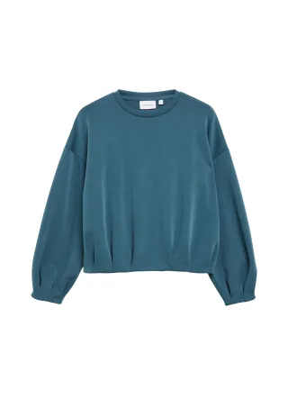 comma - Sweatshirt petrol - Gr. - 36