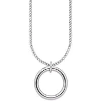 Aniston JEWELRY & WATCHES Lange Kette Schmuck Geschenk Edelstahlkette lang mit runden Anhänger