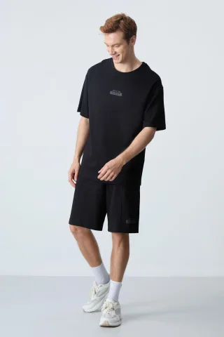 Herren Übergröße T-Shirt und Shorts Set