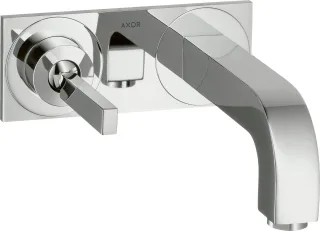 Hansgrohe Waschtischmischer UP Axor Citterio F-Set chrom langer Auslauf mit Platte, 39115000 39115000