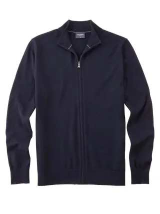 OLYMP - Sweatjacke mit Reißverschluss blau - Gr. - XL