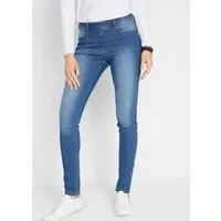 bonprix Jeansjeggings Slim Fit Passform, Mid Waist Schnitt, mit Bequembund
