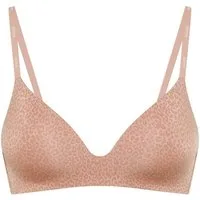 HUGO Bralette-BH SHADOW aus Stretch-Jersey mit Leoparden-Print