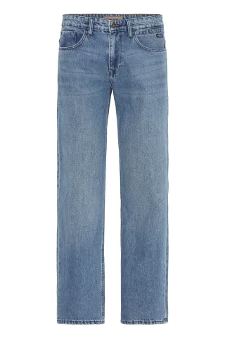 Blend - BHFLAKE LOOSE FIT denim middle blue - Gr. - 32/32