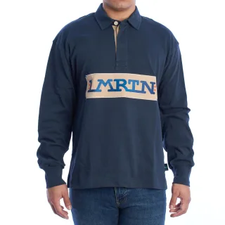 Herren-Over-Fit-Langarmpolo UMP316-JS305