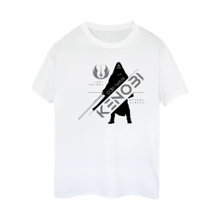 Star Wars - T-shirt OBI-WAN KENOBI JEDI KNIGHT - Femme (Blanc)