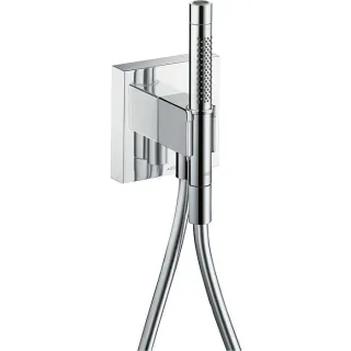 Axor Starck Organic Portereinheit 12626000 chrom Wannen Set, mit Schlauchanschluss und Handbrause