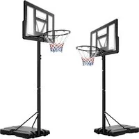 TLGREEN Basketballkorb Outdoor-Basketballkorb, (Korbhöhe Verstellbar von 135 bis 305 cm, mit 110 x 71 cm Rückwand)