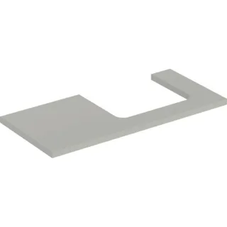 Geberit ONE Waschtisch-Platte, Ausschnitt rechts, für Aufsatzwaschtisch 505324007