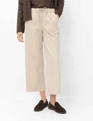 Brax Damen Culotte Style MAINE S SOFT GREIGE, hellbeige, Gr. 32