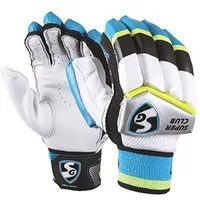 SG Multisporthandschuhe Super Club Cricket-Schlägerhandschuhe (Paketinhalt: 1 Paar Batting Glove, bequemer und sicherer Sitz) umweltfreundliche Fledermaushandschuhe mit Fingerrollen