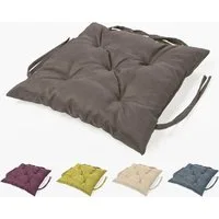 sunnypillow Bankauflage Bankauflage Stuhlkissen viele Farben und Größen zur Auswahl, 50 x 50 cm anthrazit