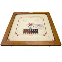 GICO Spielesammlung Carrom Board Synco Professional Turnier 74x74 Spielfäche - 2980