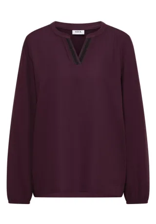 Cecil - Tunika in Unifarbe rot - Gr. - XS