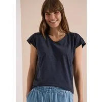 CECIL V-Shirt mit Cut-Out Detail