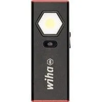 Handleuchte 1.200 lm, Taschenlampe schwarz/rot