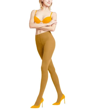 FALKE - FALKE Pure Matt 50 DEN Damen marigold
