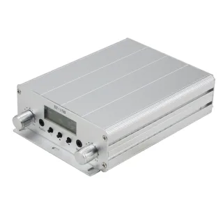 ST-15B 87-108MHz 15W FM Broadcast Transmitter Stereo PLL FM Radio Broadcast Station
