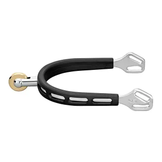 Sporen HSP Ultra fit Extra Grip 25mm senkrechtes Ballenrad, Balkenhol Schlaufe