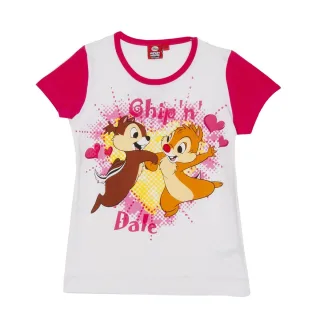 Girl's Daisy Rundhalsausschnitt Kurzarm-T-Shirt WD26120