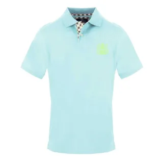 Aquascutum - Poloshirt für Herren, Mit Kragen, kurzärmlig (Himmelblau)