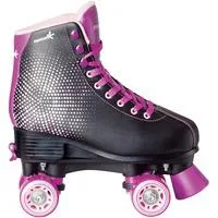 Rollschuh Disco Gr. 31-34, Rollschuhe lila/schwarz